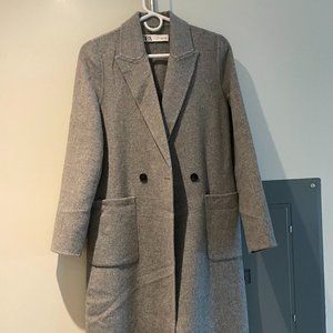 ZARA Long Lapel Lightweight Jacket